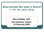 Does private law have a future?