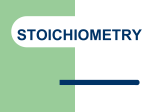 stoichiometry - J. Seguin Science