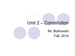 Unit 2 – Constitution