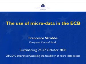 OECD Conference on Micro-data