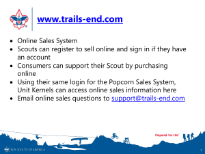 Online Selling Scout Video - Pathway to Adventure Council