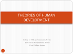 THEORIES OF HUMAN DEVELOPMENT