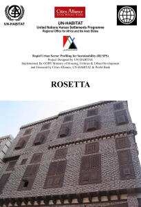 rosetta urban profile – background