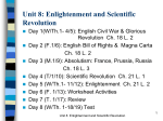 STUDENT Unit 8 Enlightenment and Scientific