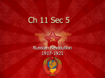 CH 11 Sec 5 Russian Revolution Waterson kopecki valerio garber