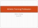 Athletic Training Profession