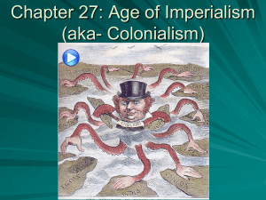 Chapter 27: Age of Imperialism