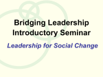 Bridging Leadership - Synergos Institute
