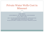 Private Water Wells Cost in Missouri