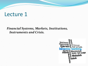 Chapter 3 Financial Instruments, Financial Markets, and Financial