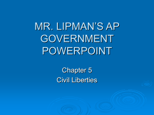 mr. lipman`s ap government powerpoint