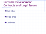 Software Development Contracts and Legal Issues