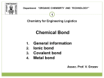 Chemical bonds