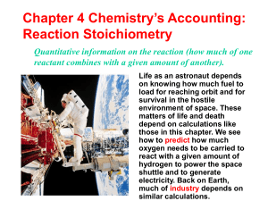 How to Use Reaction Stoichiometry