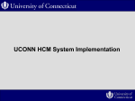 UConn HCM Implementation