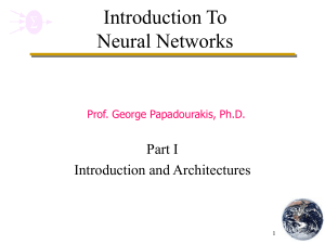 Introduction To Neural Networks