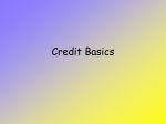 Credit Basics