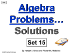 Lesson15 Solutions - Adjective Noun Math