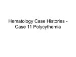 Hematology Case Histories