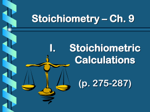 Stoichiometry notes 1