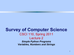 Session 2 - Computer Science