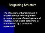 Bargaining Structure