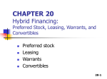 CHAPTER 20 Hybrid Financing: Preferred Stock, Leasing