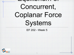 Equilibrium of Concurrent, Coplanar Force Systems Powerpoint