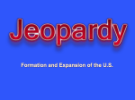 Statehood and Expansion Jeopardy