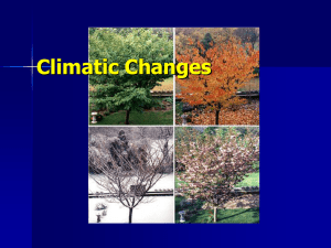 Climatic Changes