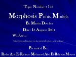 103 Morphosis Prints Models old