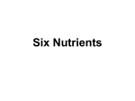 Six Nutrients
