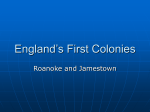 England`s Early Colonies