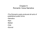 Chapter 6 Romantic Verse Narrative