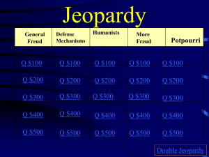 Jeopardy - RaduegePsychology
