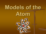 Models of the Atom