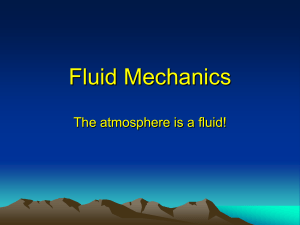 Fluid Mechanics - MIT Haystack Observatory