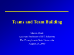 Teams and Team Building