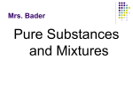 Solutes and Solvents - Mrs. Bader`s Classroom