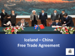 Iceland – China Free Trade Agreement