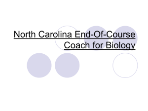 North Carolina End-Of-Course Coach for Biology