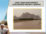 2.4 Case Gash Systainable Livelihood Project Sudan