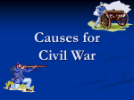 Causes for Civil War Westward Expansion