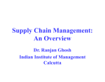 Supply Chain Management - An Overview