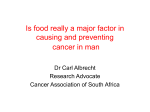 Is food really a major factor in causing and