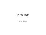 Review of IP protocol