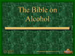 "The Bible on Alcohol".