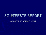 SGU/TRESTE REPORT