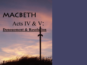 The Tragedy of Macbeth