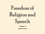 2 3 Freedom of Religion and Speech